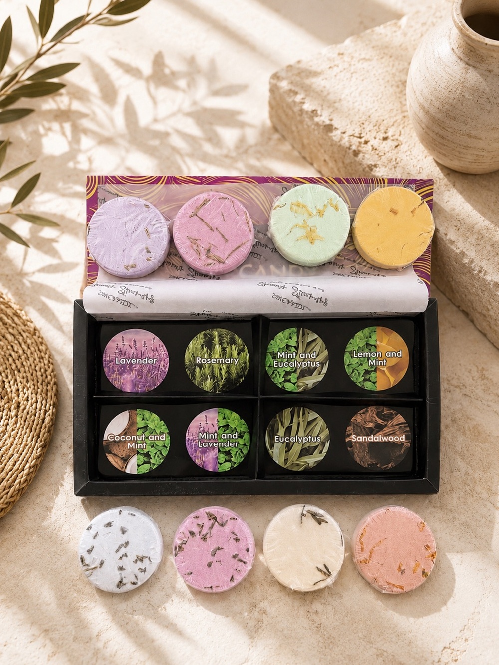 ✨ SWCANDY Shower Steamers 8pc Spa Gift Set Eucalyptus Lavender Mint ✨